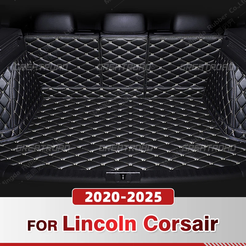

Для Lincoln Corsair 2020-2025 2024 2023 2022 21 автомобильный коврик для багажника с полным покрытием, автомобильный защитный коврик, багажник, аксессуары для интерьера