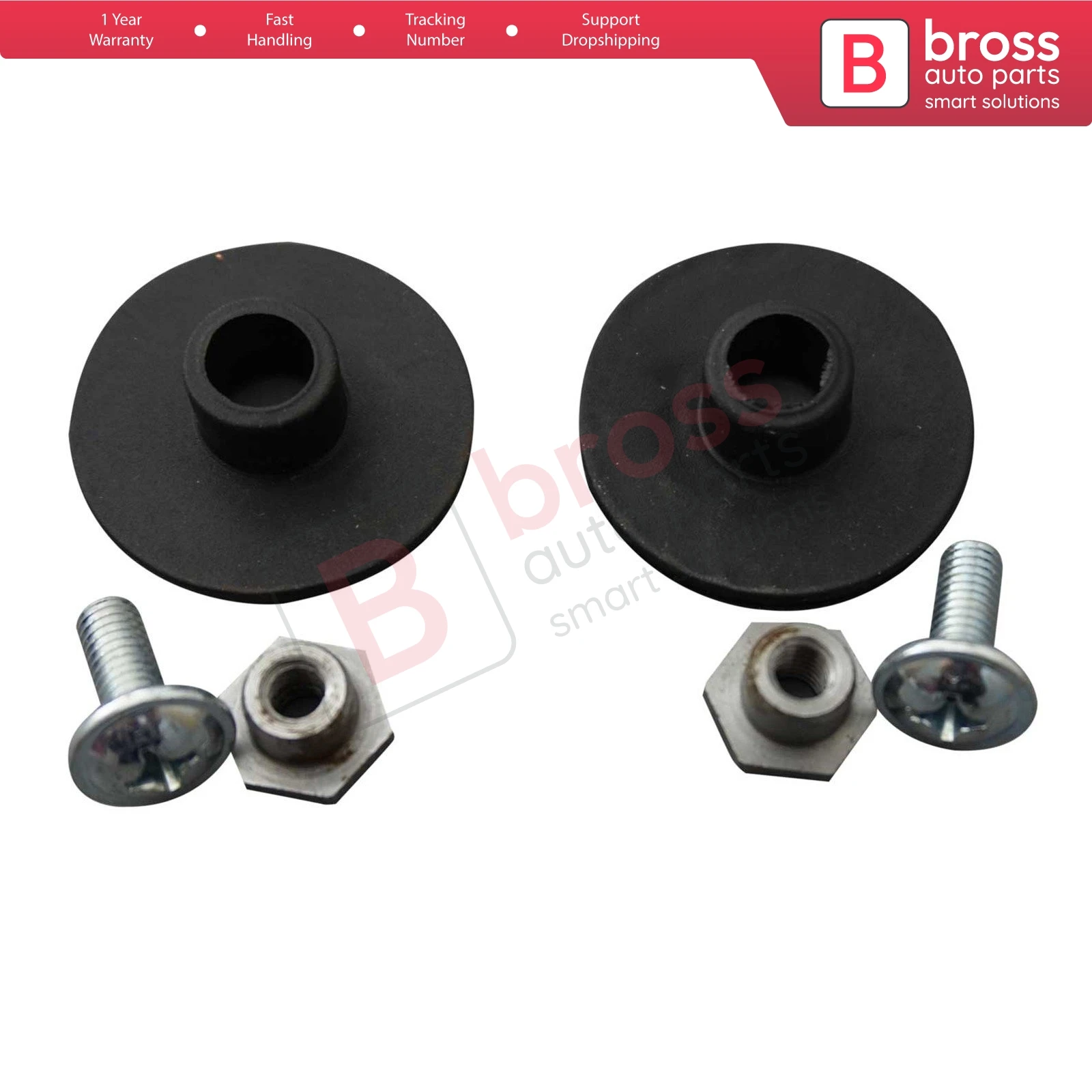 BWR5012 2 Sets Window Regulator Installation Mounting Bushing Part:A 2037200114 for Benz W203, C230, C240, c280, C32 AMG, C320