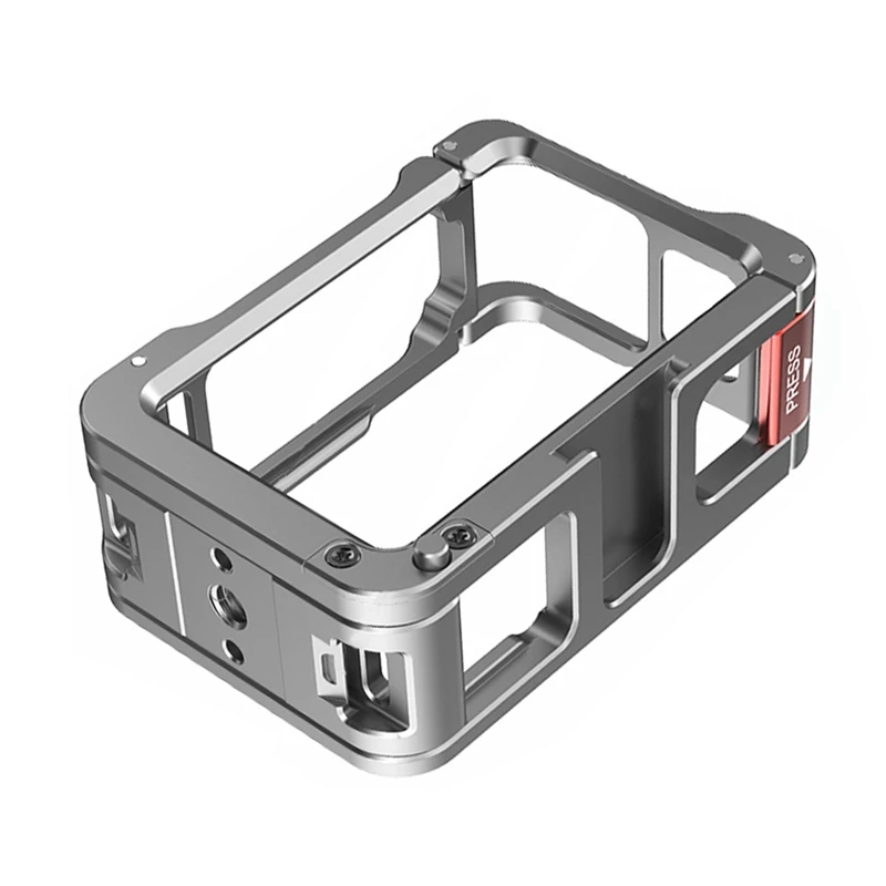 

Быстросъемная клетка для камеры OSMO ACTION 5PRO/4/3 Gopro, складное крепление с холодным башмаком, полный защитный чехол-рамка-Y47A