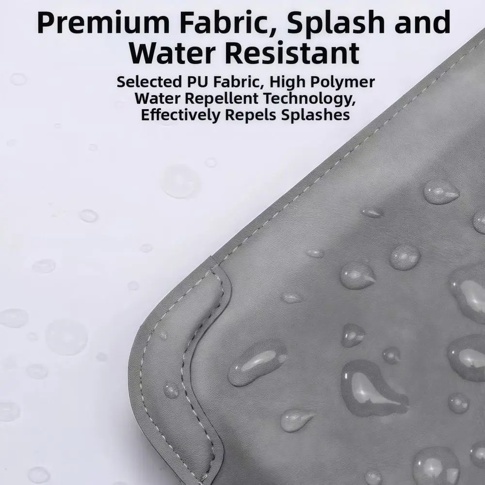 

3in1 Laptop Stand Mouse Pad Bag Shockproof 13 14 15 15.6 16Inch Notebook Stand Bag Waterproof PU Leather Laptop Sleeve Case