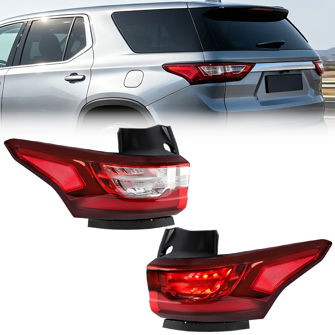 LED Tail Light For Chevrolet Traverse 2018 2019 2020 Rear Turn Signal Light Reversing Light Brake Lamp Car Accessories