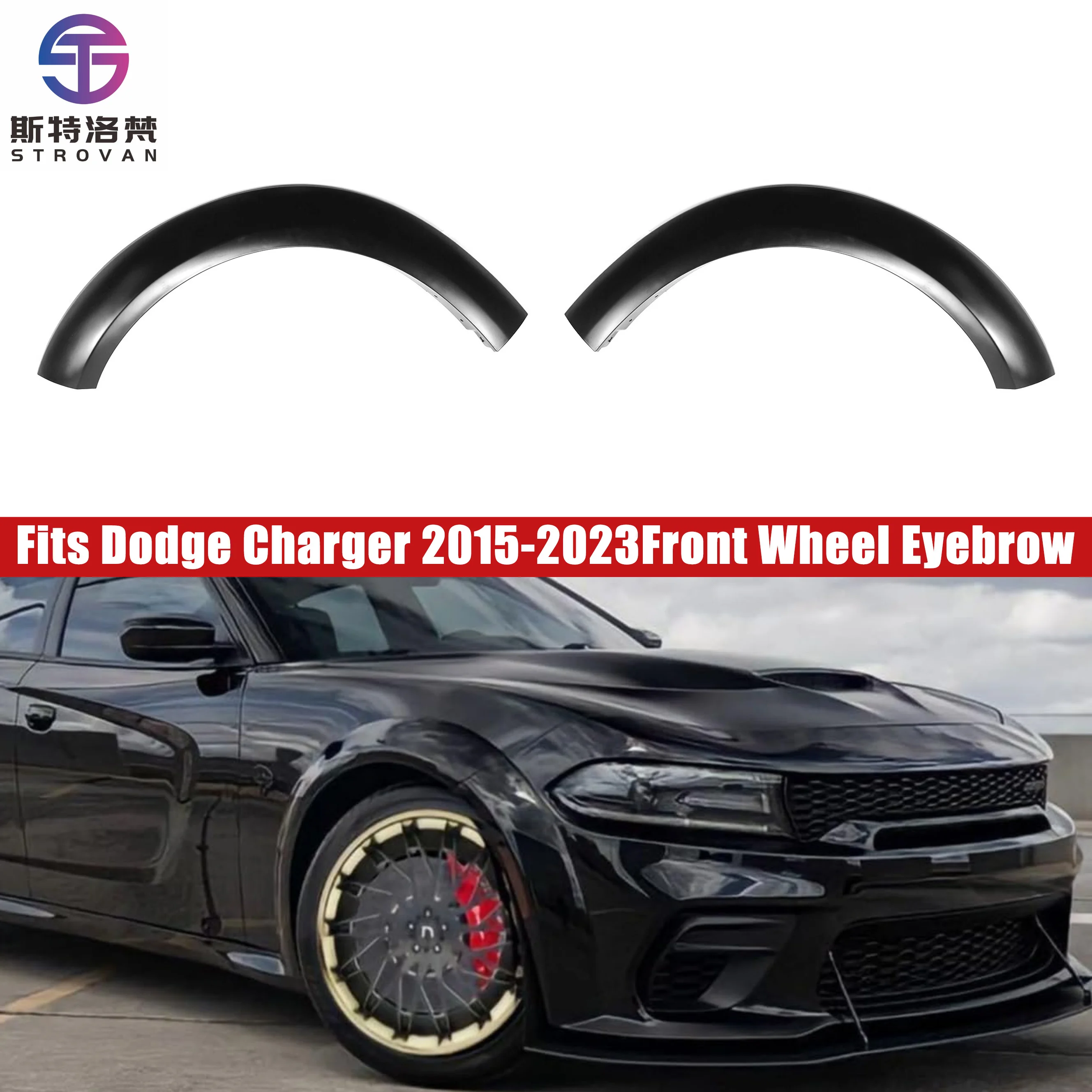 OEM Factory Wholesale Fender Arch Molding Front Wheel Eyebrow Trim for Charger 2015-2023