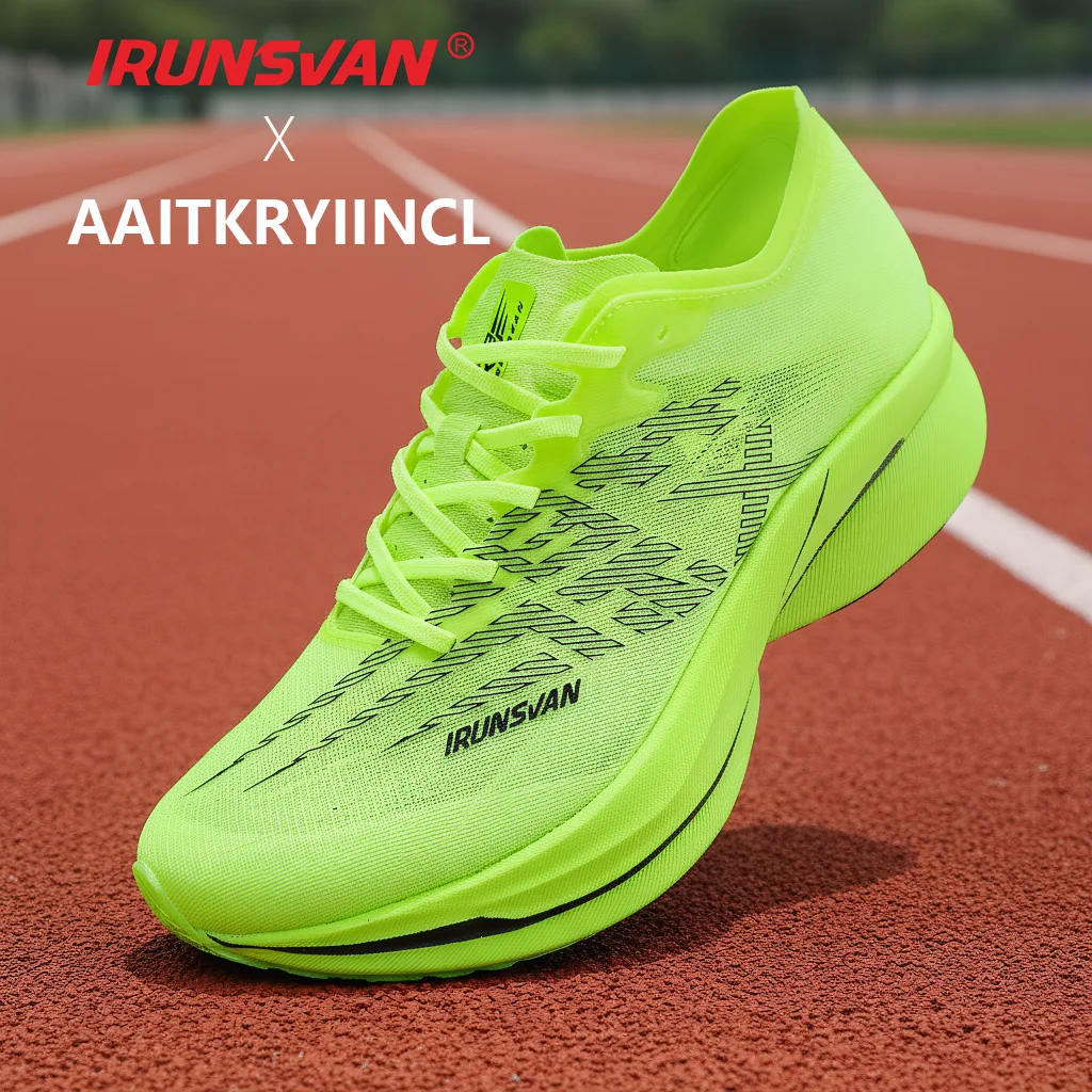 IRUNSVAN AiYing 1.0 Running Shoes Full Palm Carbon Plate Male and Female Professional Marathon Running Shoes Sports Shoes  Men