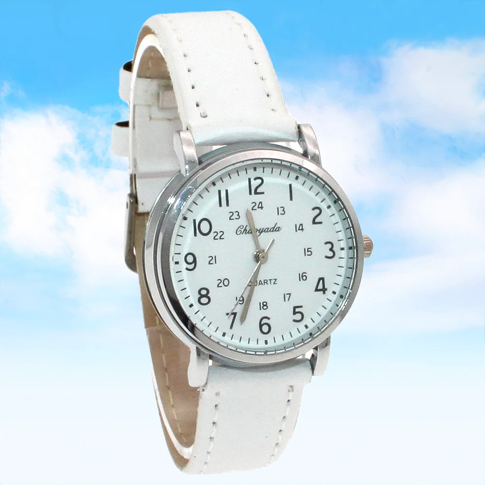 Women Leather Watch Analog Stainless Steel Quartz Wrist Watches Women Watches