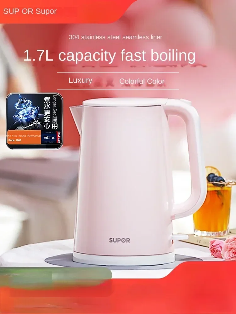 

electric kettle, household water kettle, automatic power outage, tea brewing, 304 stainless steel insulated water kettle 220V