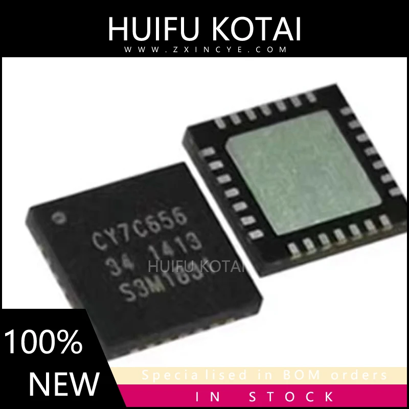 1pcs CY7C65634-28LTXC CY7C656 QFN-28 New Spot Inventory