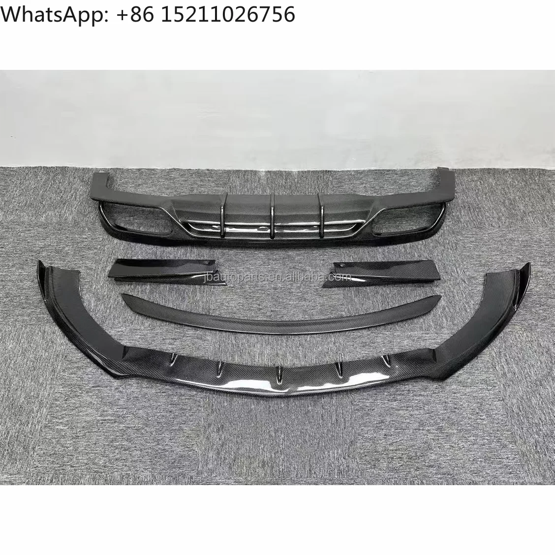 For Benz E63/W213 Auto Parts Body Kit High-quality for Barboss Aerodynamic Carbon Fiber Front Bumper