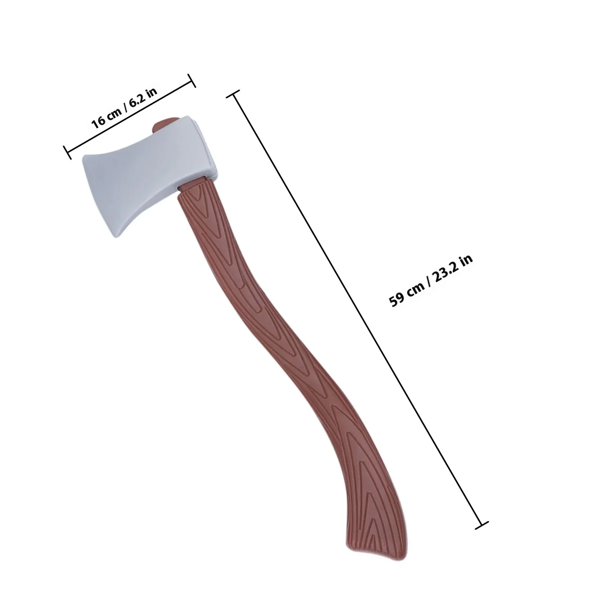 59 cm Plastikowa Długa Replika Realistyczna Bezpieczna Krawędź Halloweenowy Dodatek do Kostiumu do Odgrywania Ról Kolekcjonerski Ekspozycyjny