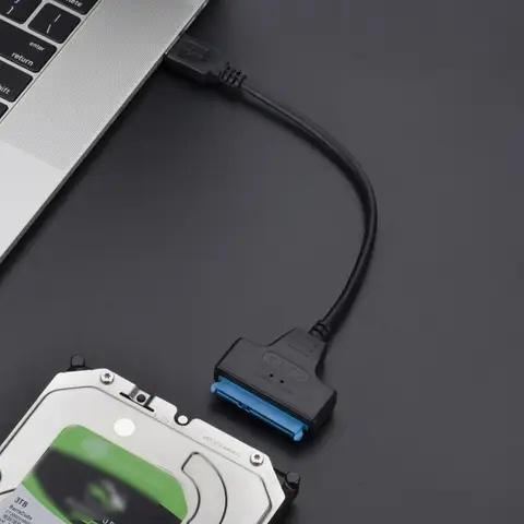 SATA to USB 3.0 / 2.0 / Type-C Adapter Cable for 2.5 Inch HDD/SSD Hard Drive Supports Data Transfer and Storage Expansion