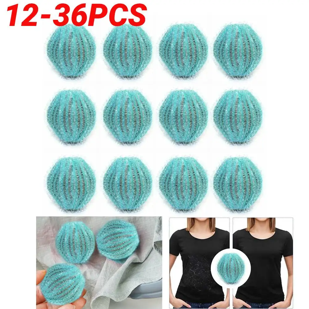12-36pcs Pet Hair Remover for Laundry Washing Machine Balls Reusable Lint Remover Pet Dog Cat Hair Catcher Laundry Ball