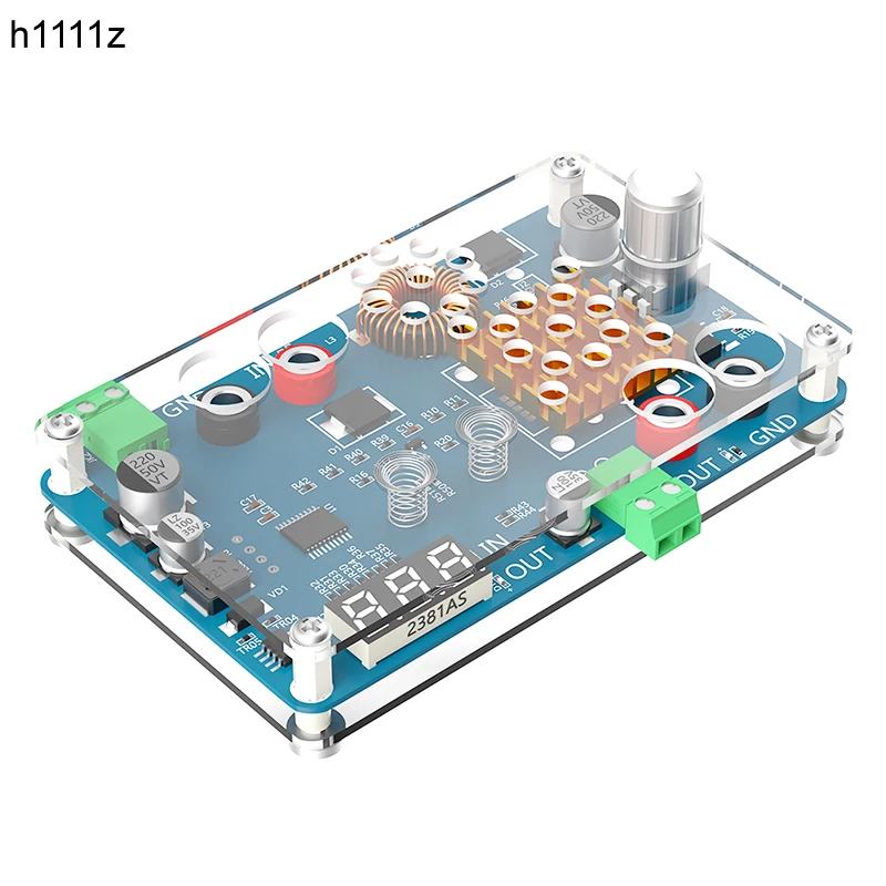 

Buck Converter DC 5-32V to 5-45V 3A Adjustable Step Down Module with Voltage Display Touching Sensor Switch Power Breakout Board