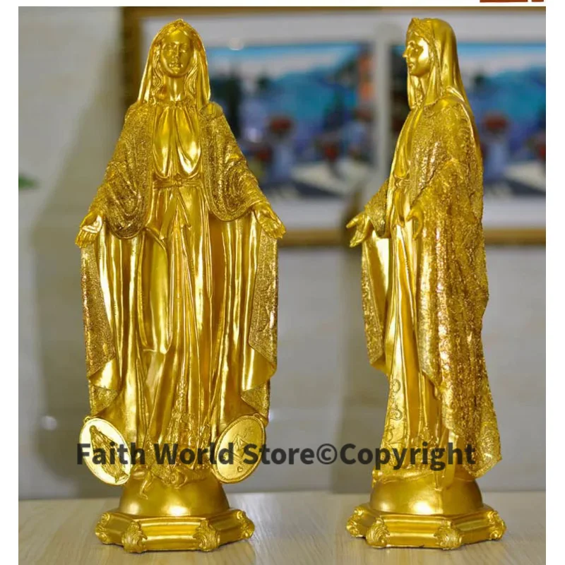 HOT SALE -TOP art Christianism Jesus Christ Home Decor Religious Mother of God Virgin Mary Madonna Decoration art statue--50 CM