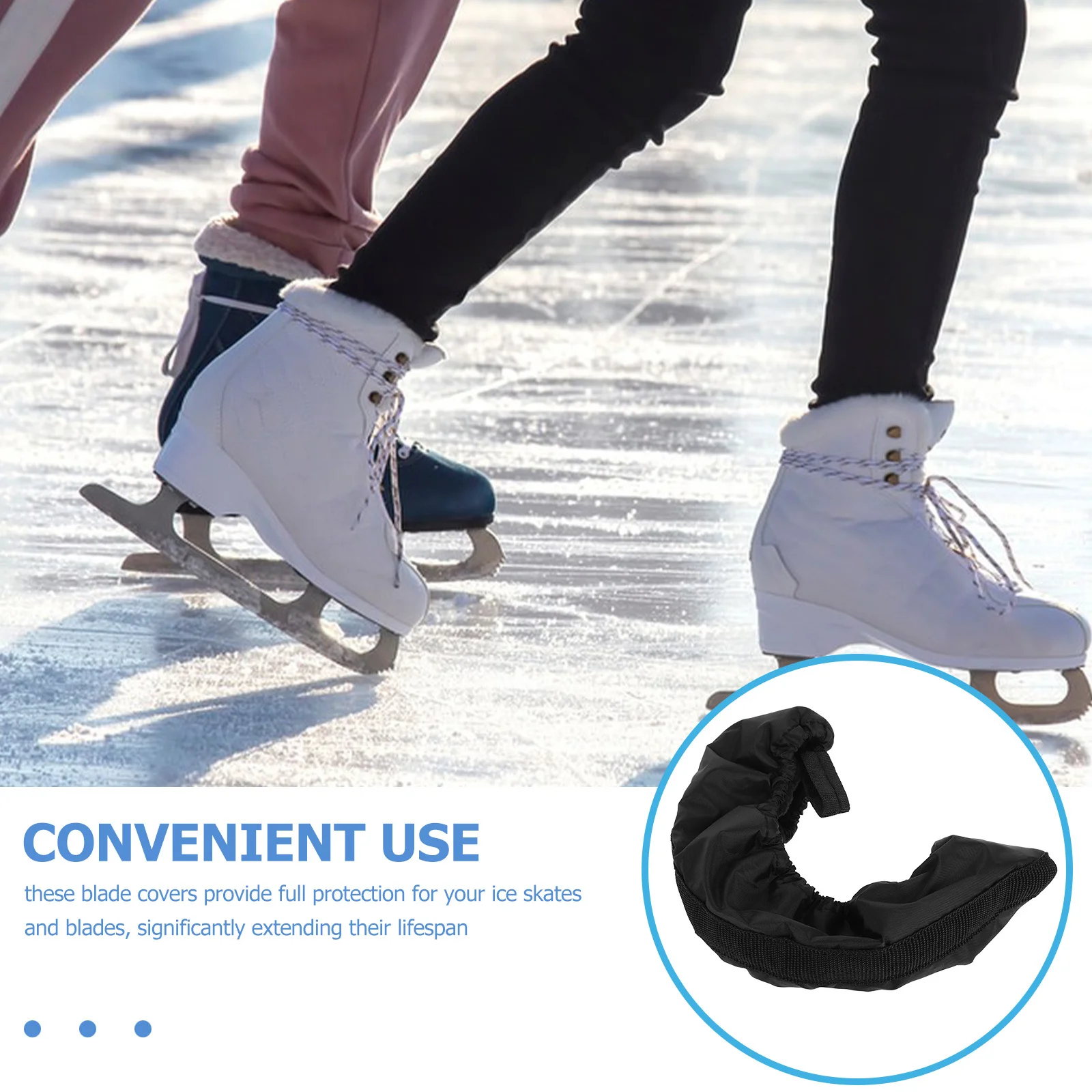 

1Pair Ice Skate Blade Covers Soft Protectors Guards for Figure Skates Hockey Skates Durable Material Ice Skate Guards