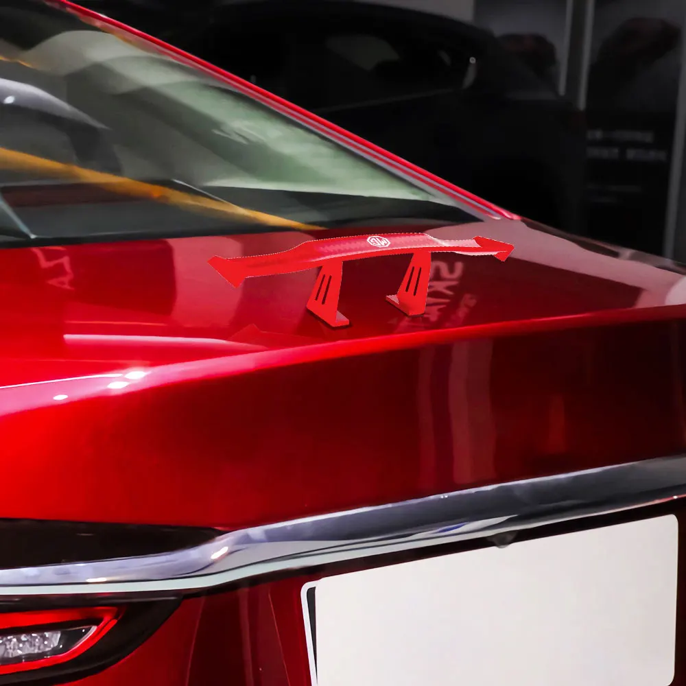 Auto Logo Kofferbak Staart Wing Spoiler Gemodificeerde Decor Exterieur Accessoires Voor Morris Garages MG 3SW EZS MARVEL V80 Schorpioen Hector HZS