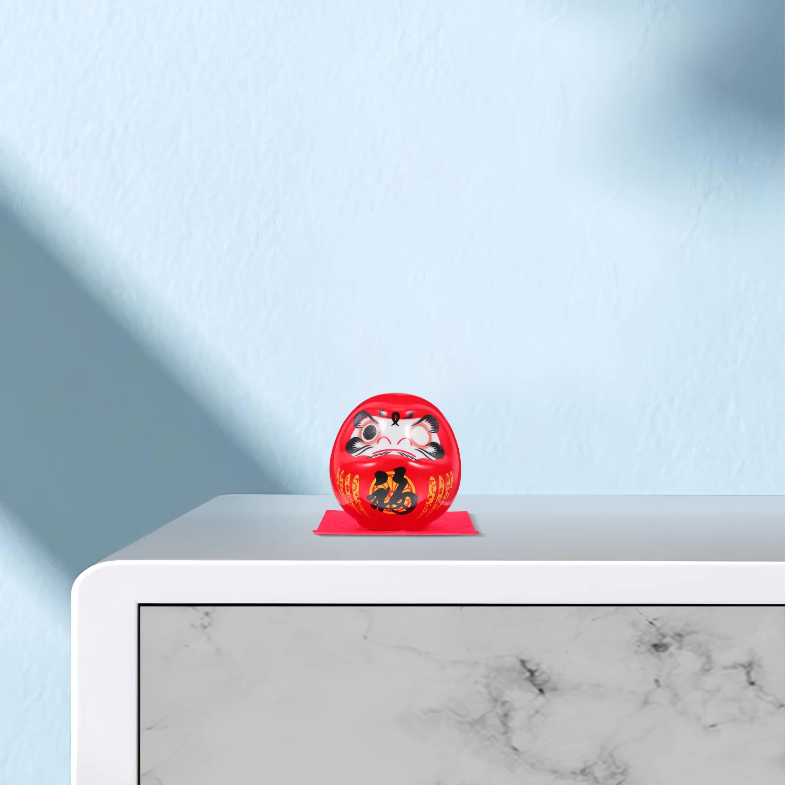 

Japanese Ceramic Desktop Ornament Table Decoration Prosperity Statue Car Dashboard Home Decoration