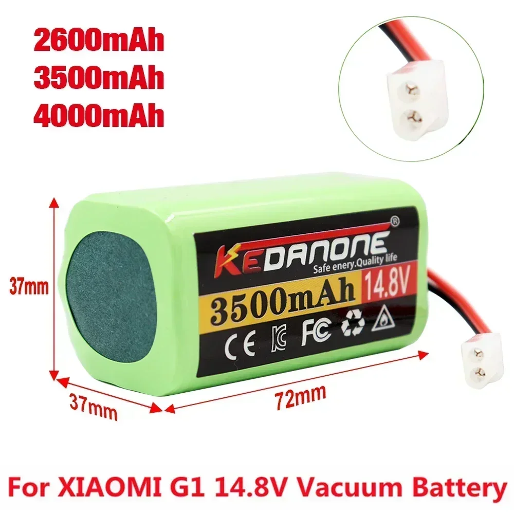 

New 14.8V 3500mAh Li-ion Battery Pack H18650CH-4S1P for XIAOMI MIJIA Mi Robot Vacuum-Mop Essential G1 MJSTG1, SKV4136GL R30 R35