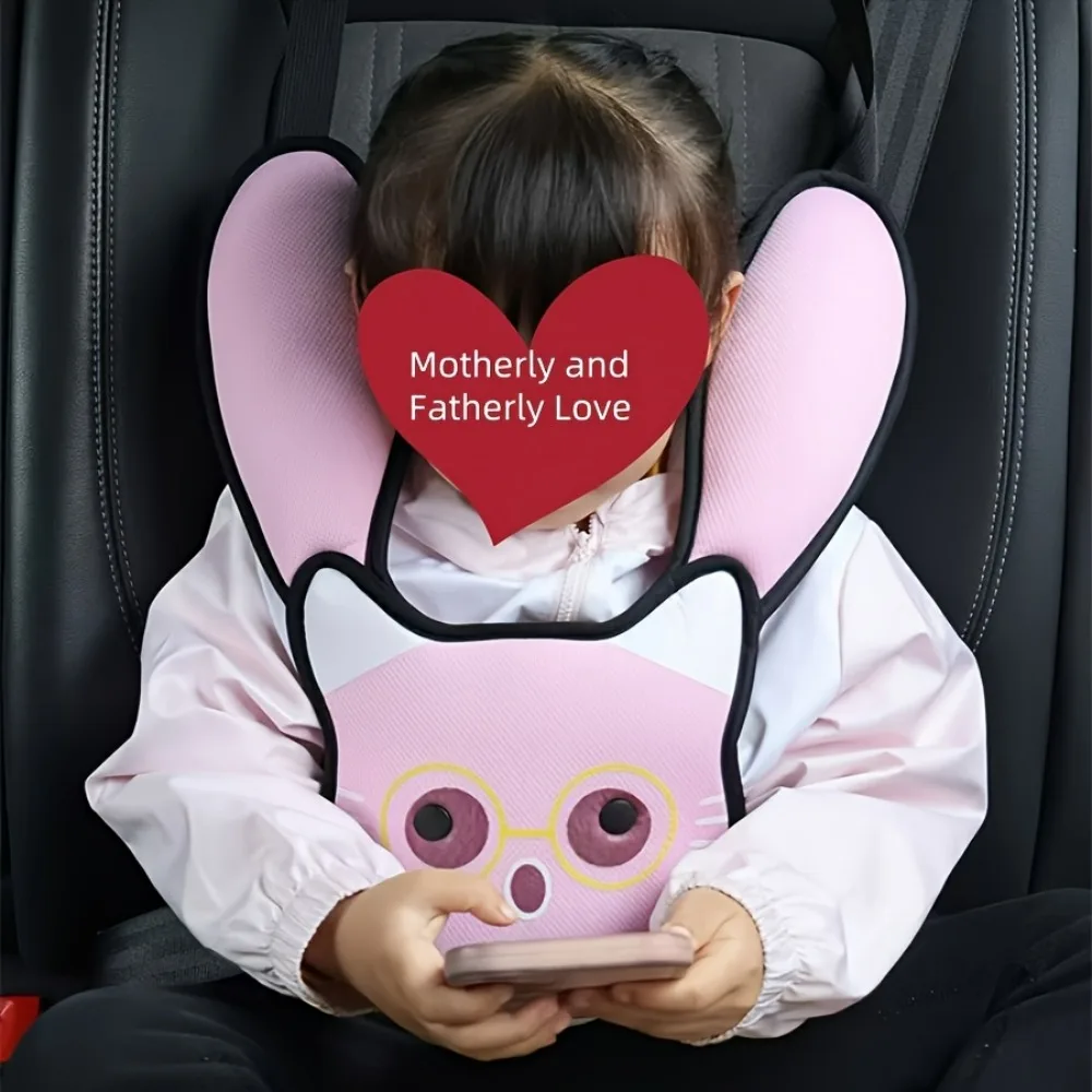 1 pezzo di copertura morbida per cintura di sicurezza per bambini 3-12 anni, spalline regolabili per seggiolino auto per tutti i seggiolini auto, poggiatesta comfort