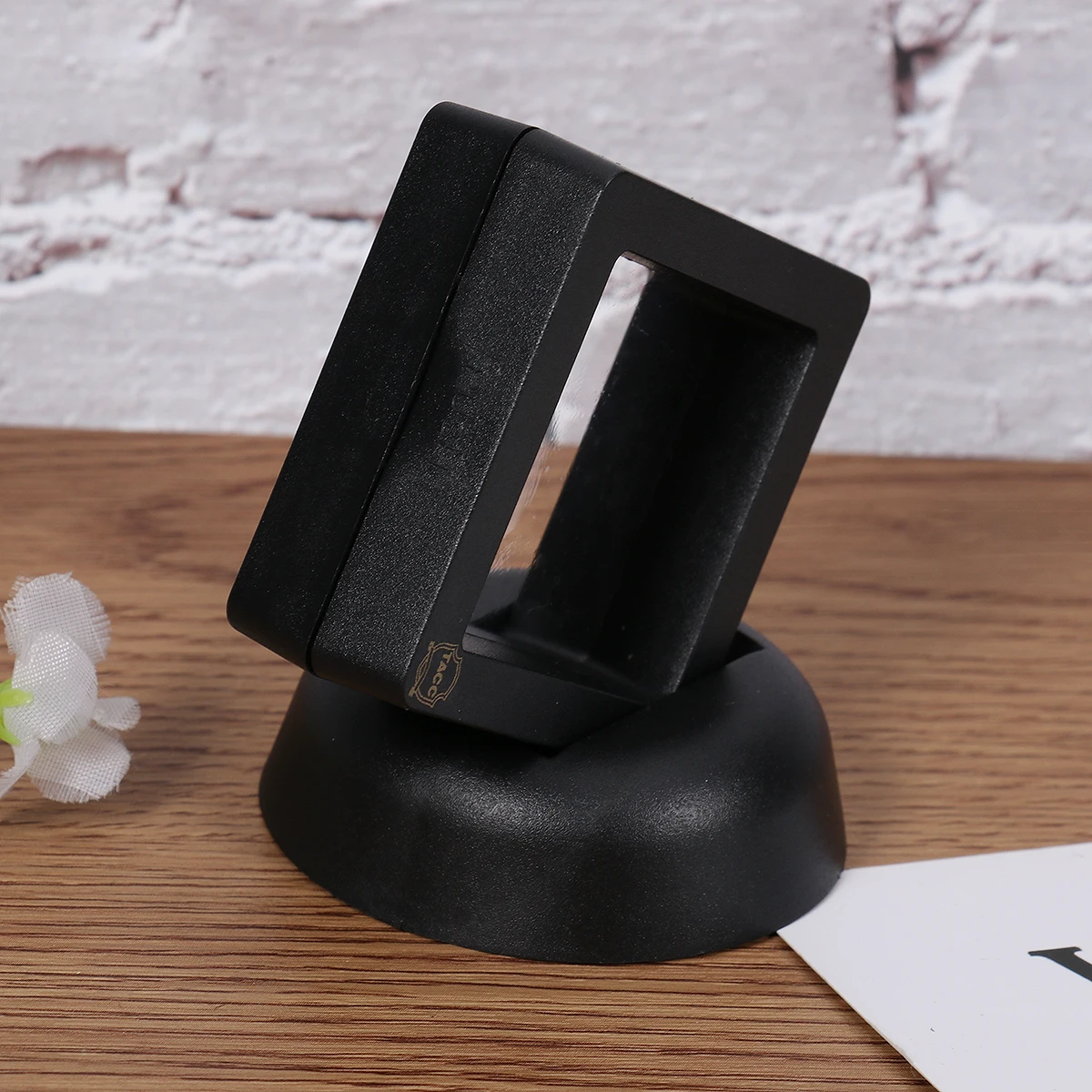 

4 Pcs Commemorative Coin Display Box Show Rack Easel Holder Three-dimensional Stand