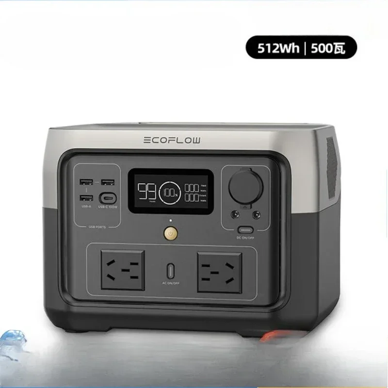 2026 500W High Power Outdoor Emergency Mobile Power Supply 220V Vehicle Camping Power Supply 512Wh Nominal Capacity