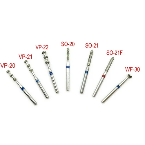 Imagen 1 del producto Fresas de diamante Dental FG de 100mm, herramienta de dentista de alta velocidad, 7 tipos opcionales, 1,6 Uds./10 cajas