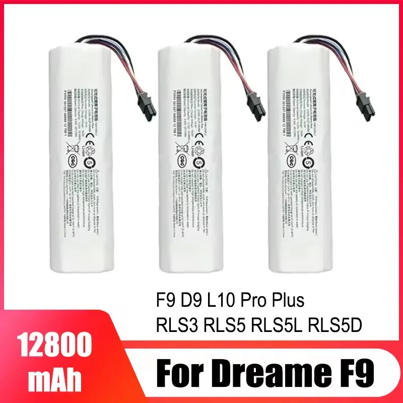 14.8V 12800mAh Battery for Xiaomi Mijia X10+PLUS B101CN OMNI 1S and Dreame F9 D9 L10 Pro Plus S10 S20 X10 Sweeping Mopping Robot