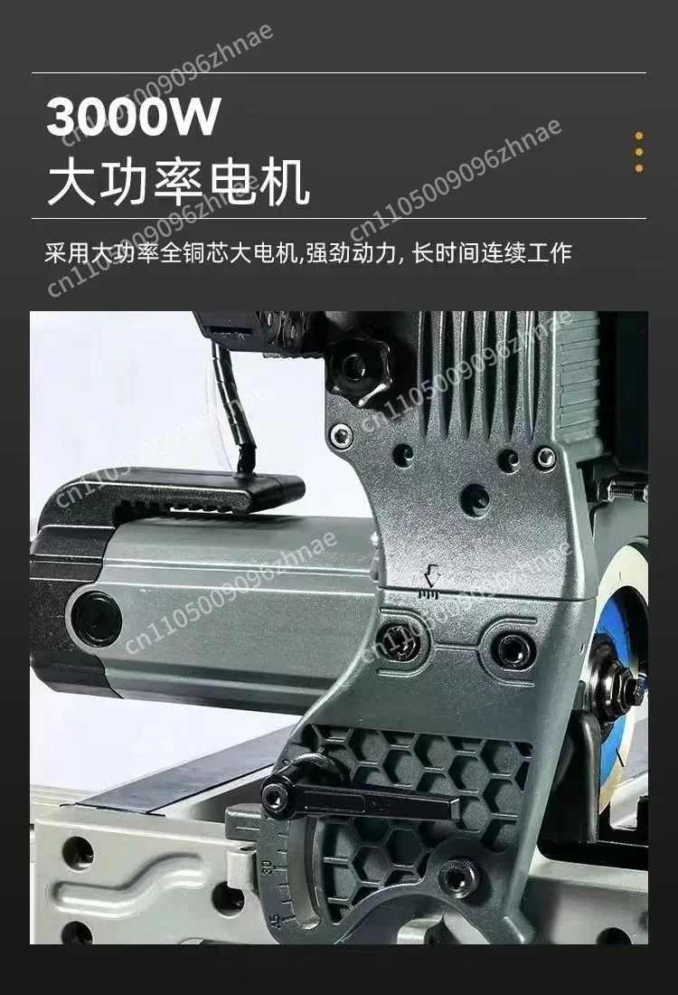1.2 meters automatic desktop tile machine, water-cooled 3000-watt stone cutting machine 45 degrees 220 volts
