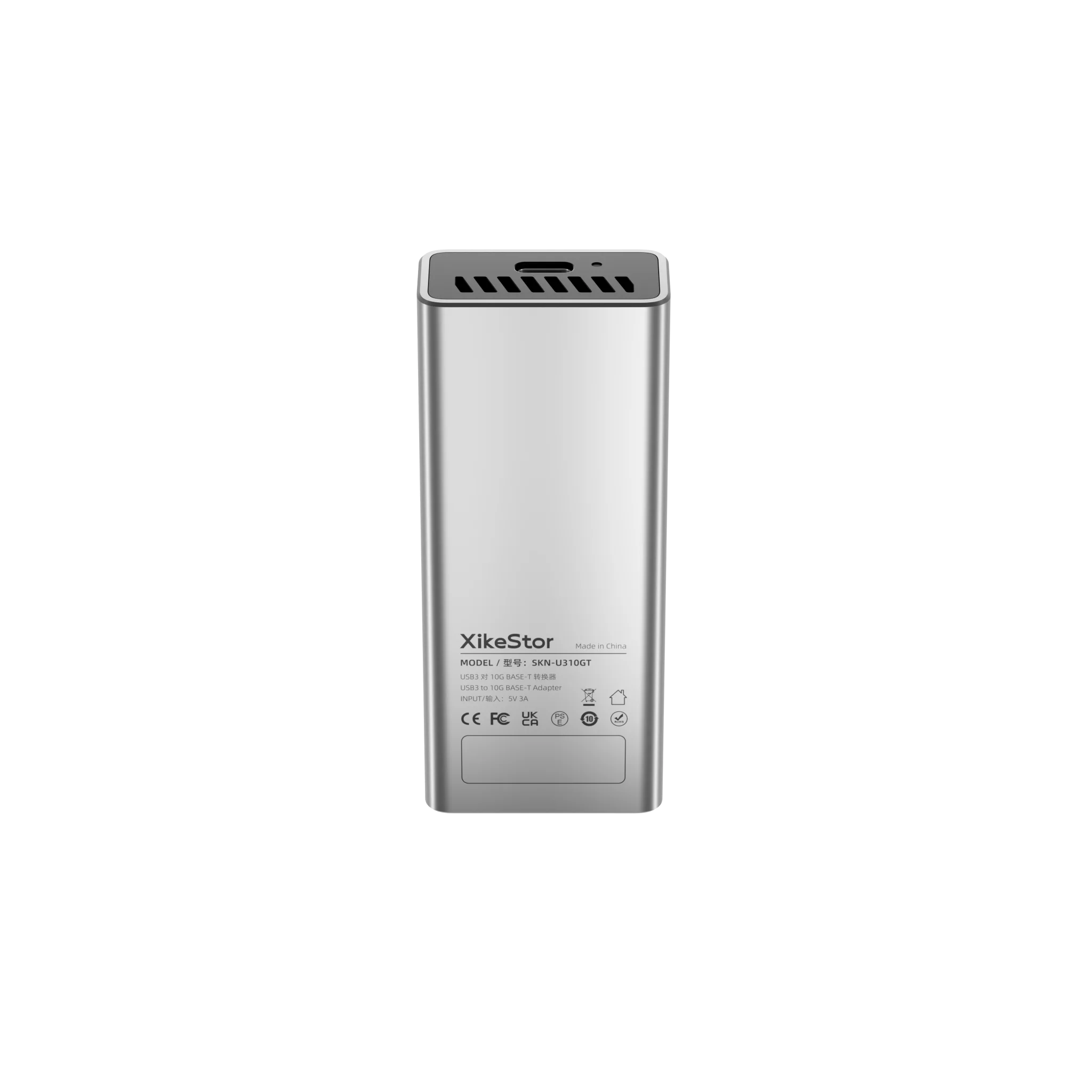 XikeStor USB3.2 & 10GbE RJ45 Ports 10G بطاقة الشبكة المحمولة مع RTL8159 10 جيجابت خارجية NIC بدون سائق الاستخدام 10 جيجابت في الثانية