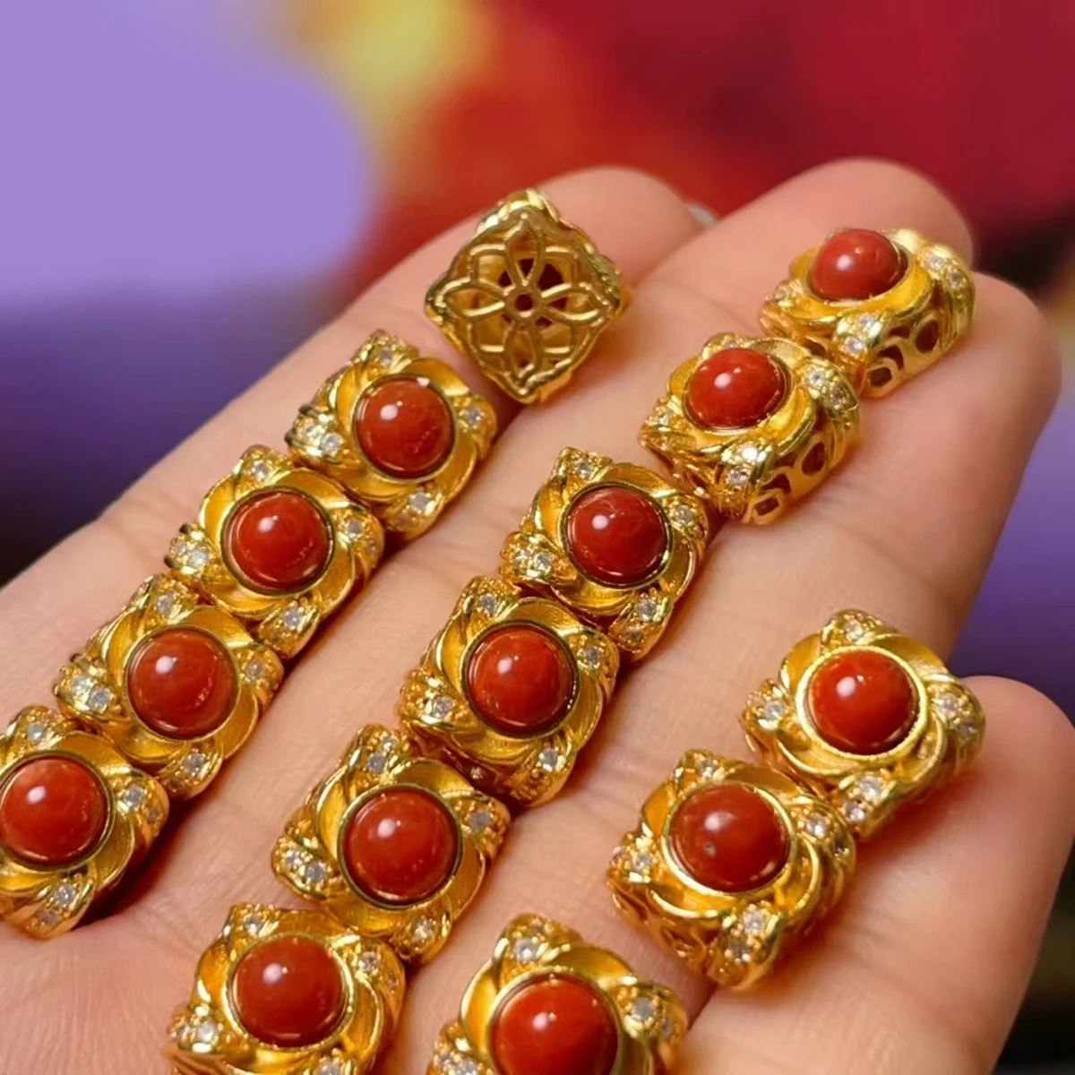 2Pcs Golden Edge Pendant Beads Natural Stone Lazuli Isolation Beads For Jewelry Making DIY Necklace Bracelet Earrings Accessory