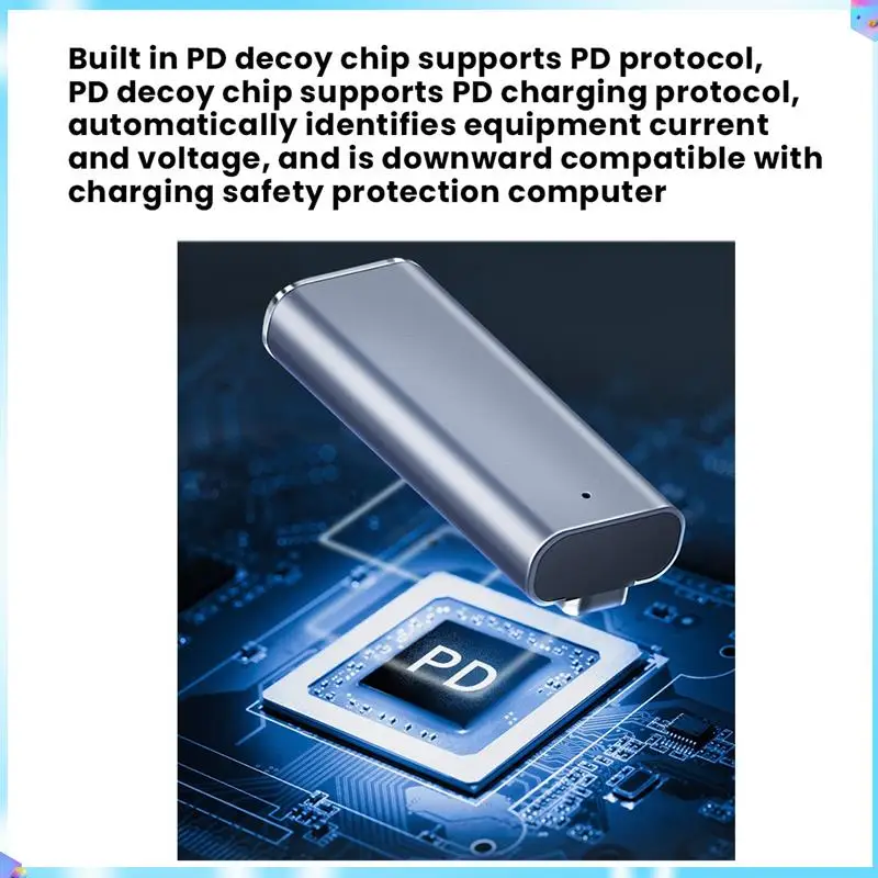 N93R نوع C المغناطيسي USB PD محول ل Magsafe1 برو USB C أنثى شحن سريع محول قابس مغناطيسي