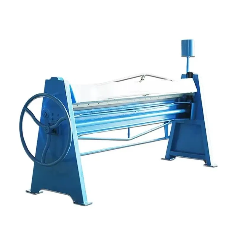 Manual Bending Machine Hand Cranked Sheet Metal Bender for Aluminum Plate Folding Air Duct Sheet Metal Plate Bending Tool