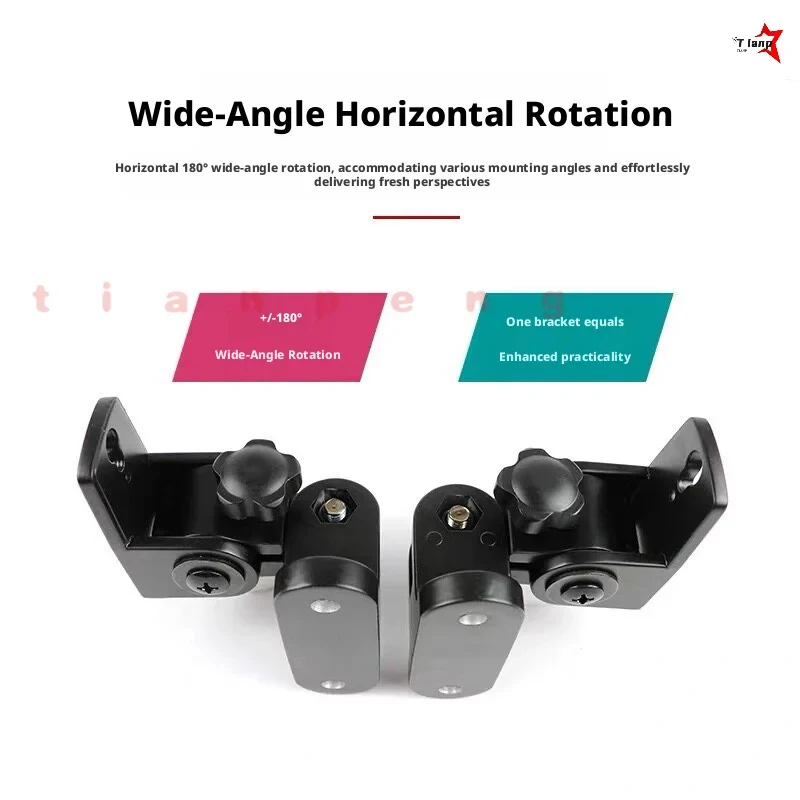 Soporte de pared para altavoz envolvente WYORESY para Klipsch RP-140D 502S II Polk S10 ES10 T15, soporte antivibración resistente