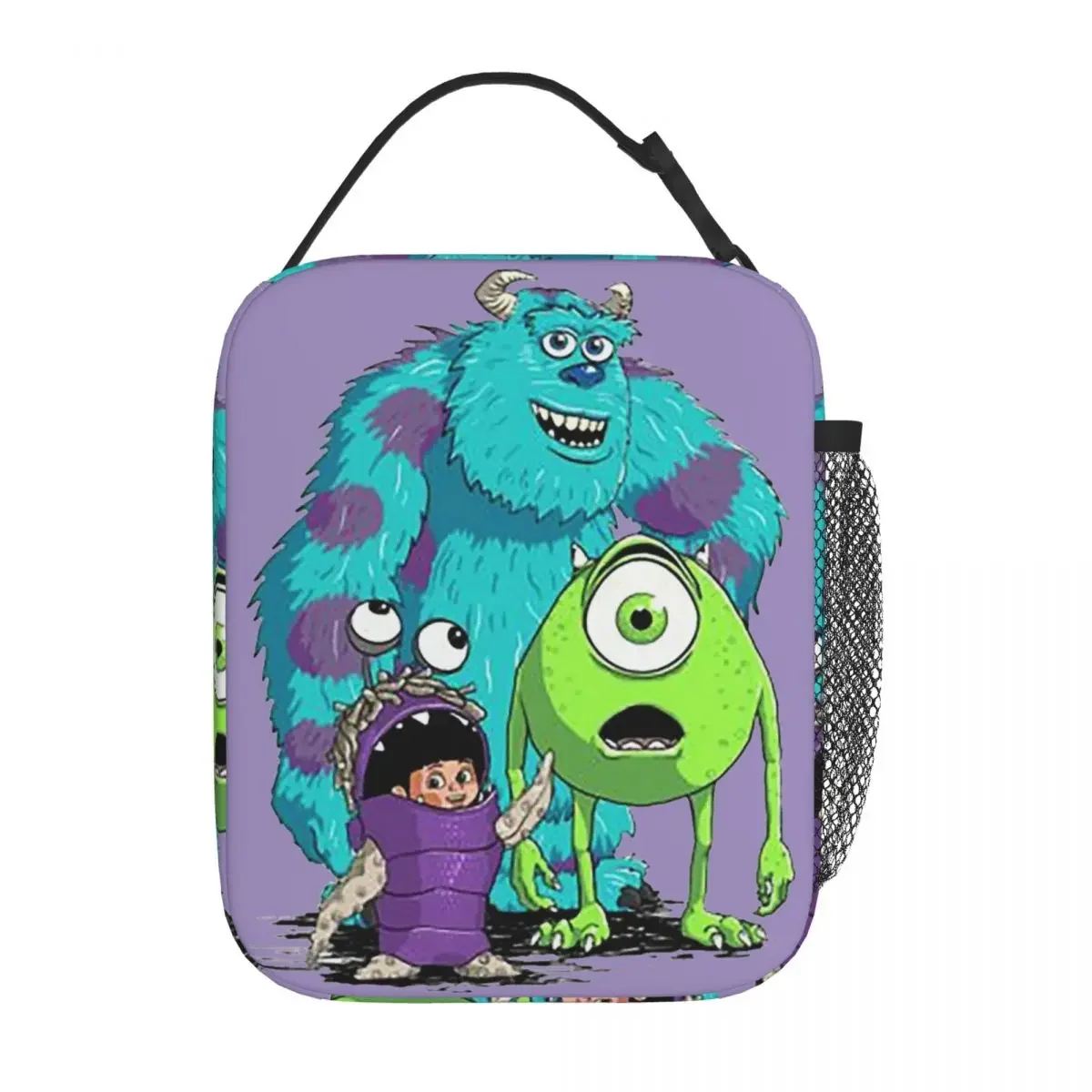 Monsters Inc University minh Boo borse per il pranzo isolate contenitore per pasti di grandi dimensioni borsa termica Tote Lunch Box borse per