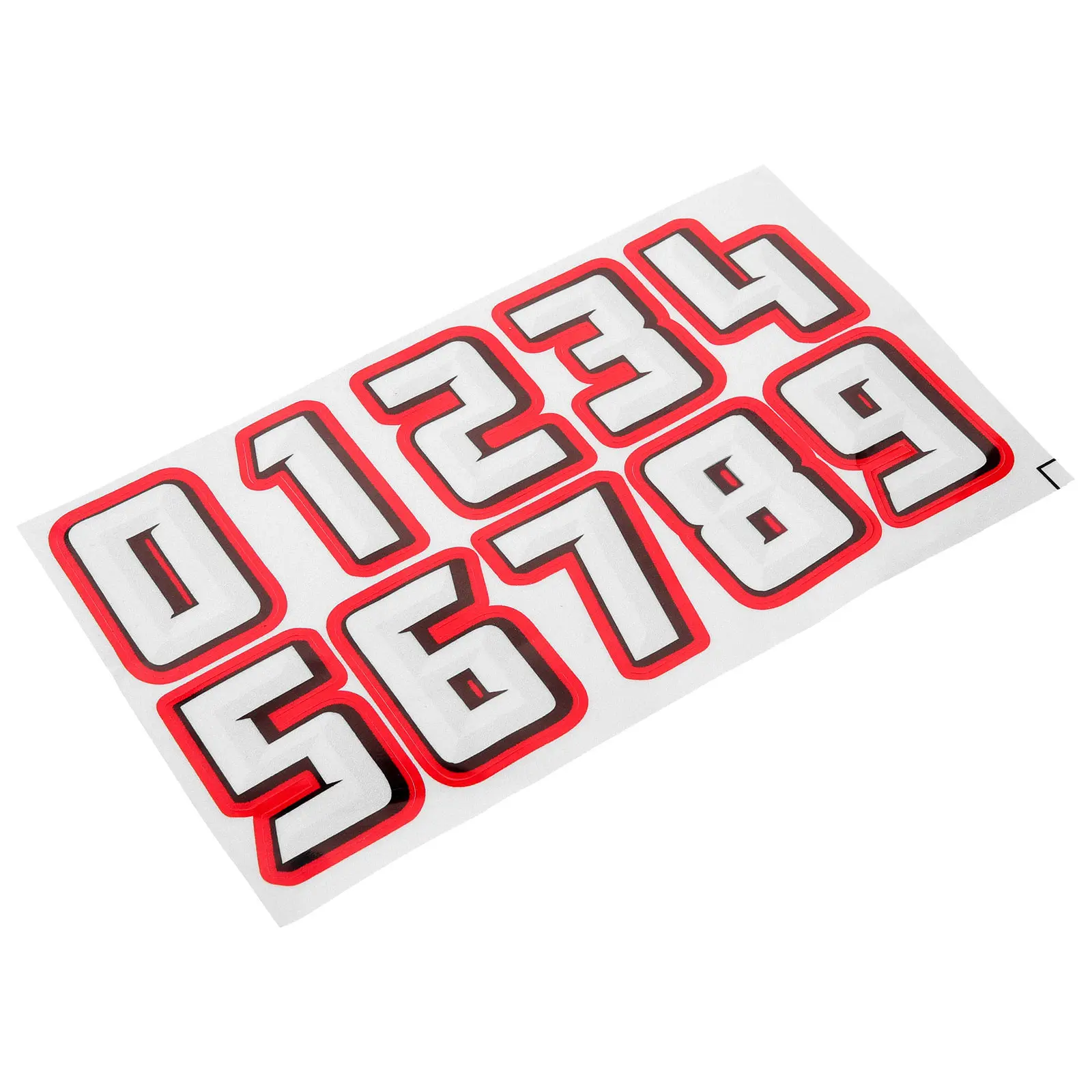 10Pcs Number Stickers Multipurpose Football Baseball Sports Decals for Athlete Rewards Baseball Hat Stickers