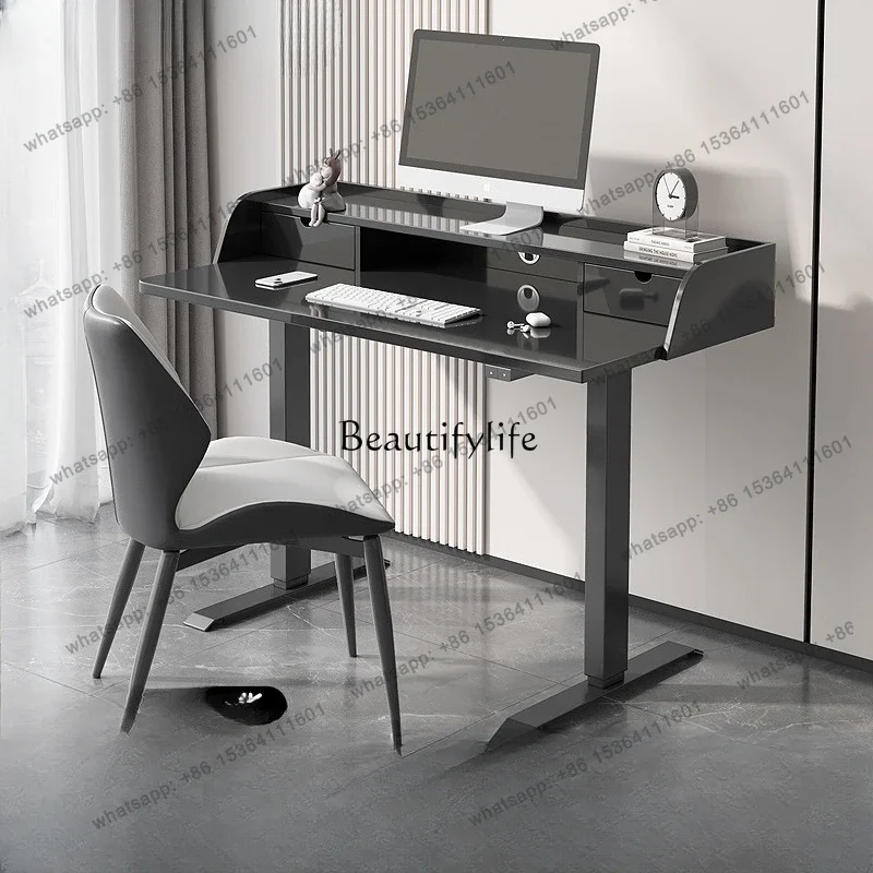 60.Smart lifting table writing one-click lifting desk
