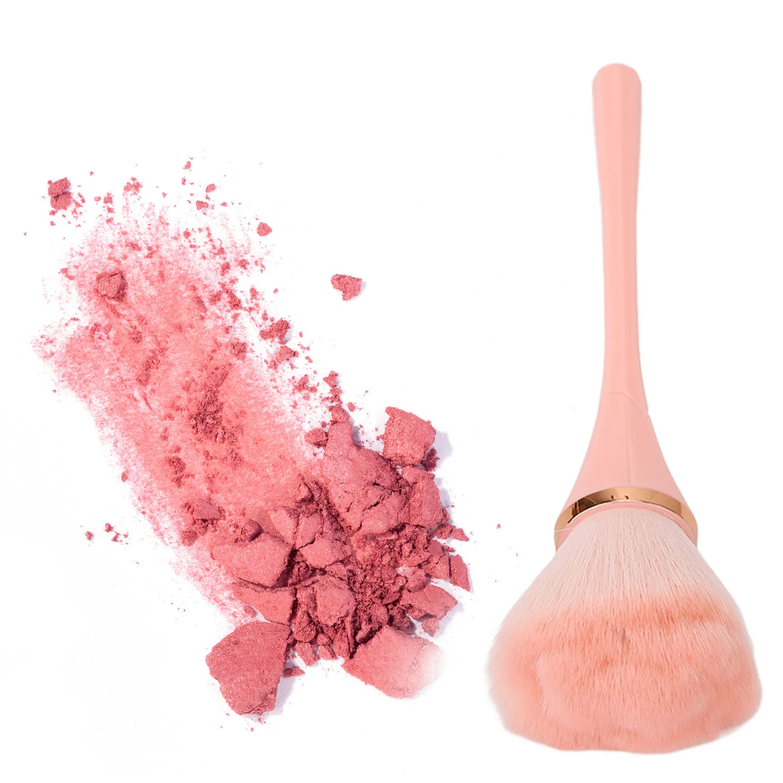 Makeup Brush Soft Rich Bristles Slender Hair Peaks Oversize Fluffy Strong Powder Grip Ability Brush