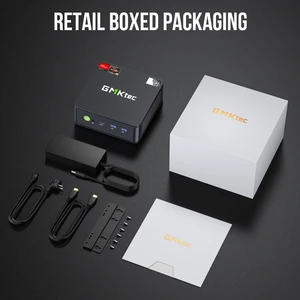 جي ام كي تيك ميني كمبيوتر مكتبي ، ايه ام دي R5 6600H ، سداسي النواة ، 12 خيط ، 16 جيجابايت DDR5 ، 512 جيجابايت ، PCIe 3.0 ، اس اس دي ، واي فاي 6 ، BT5.2 أفضل 8 مبيعات للكمبيوتر الشخصي المصغر NAS - رقم 2