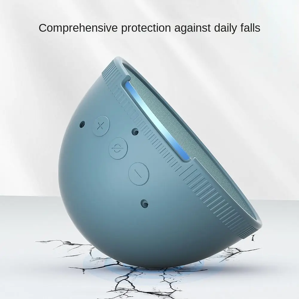 Suitable For Echo Pop Silicone Case Anti-slip Anti-fingerprint With Precise Cutouts