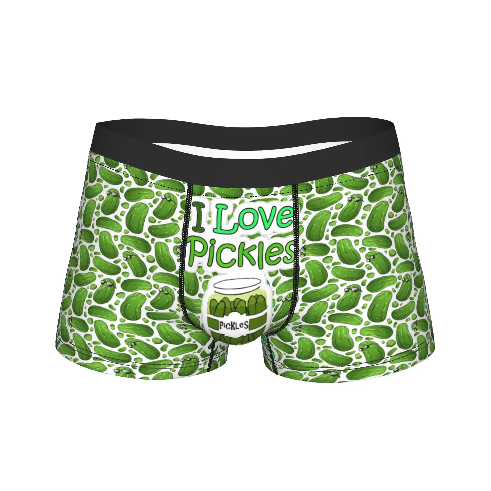 

Мужские трусы-боксеры Pickle, дышащее нижнее белье с модным принтом, удобное для повседневной и неформальной носки