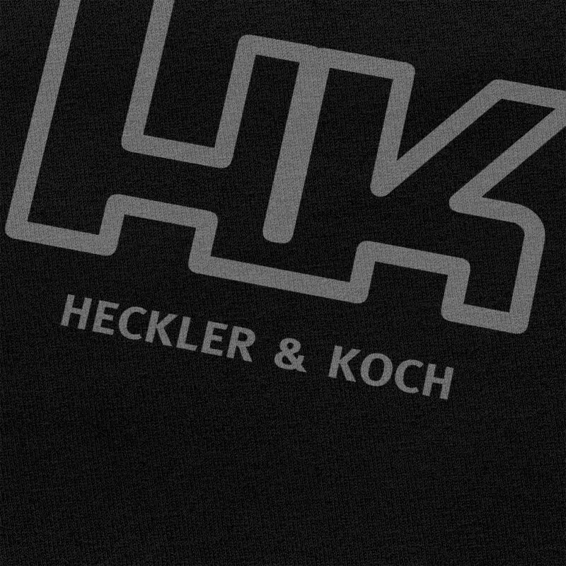 مخصص HK الأسلحة النارية هيكلر وكوخ التي شيرت للرجال قصيرة الأكمام الترفيه تي شيرت كول تي شيرت سليم صالح القطن الخالص تيز هدية #4