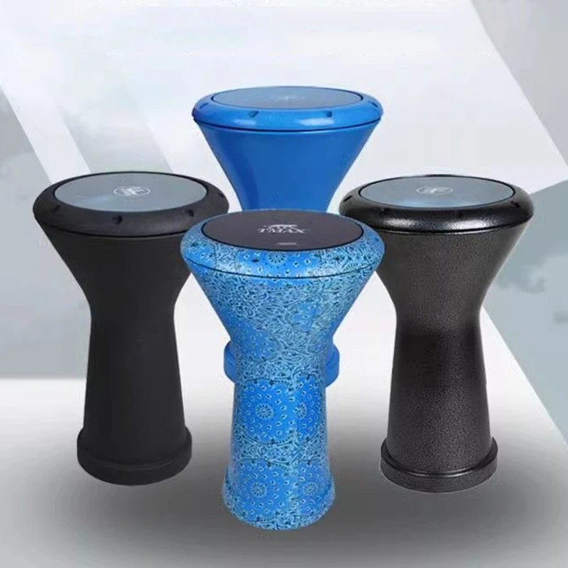 Adults Doumbek Professional Tambourine Aluminium Darbuka Meditation Portable Drums Instrument with Bag Percussion Accessories