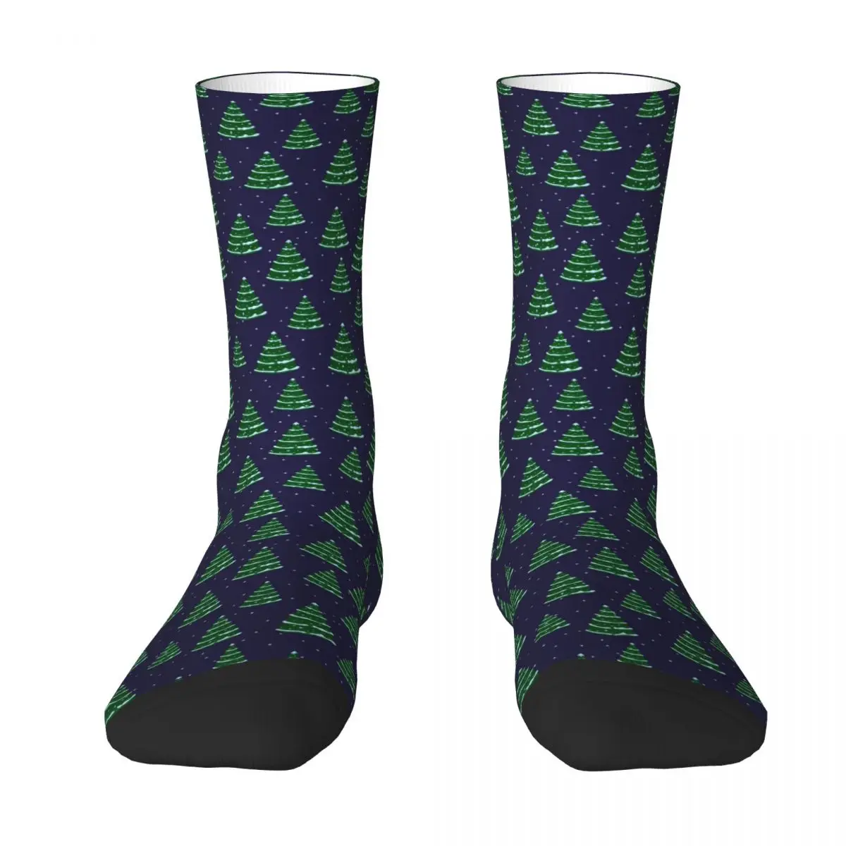 Christmas Gift-Tree Fashion Socks Funny Stockings Winter Anti-Slip Couple Socks Medium Soft Printed Running Socks
