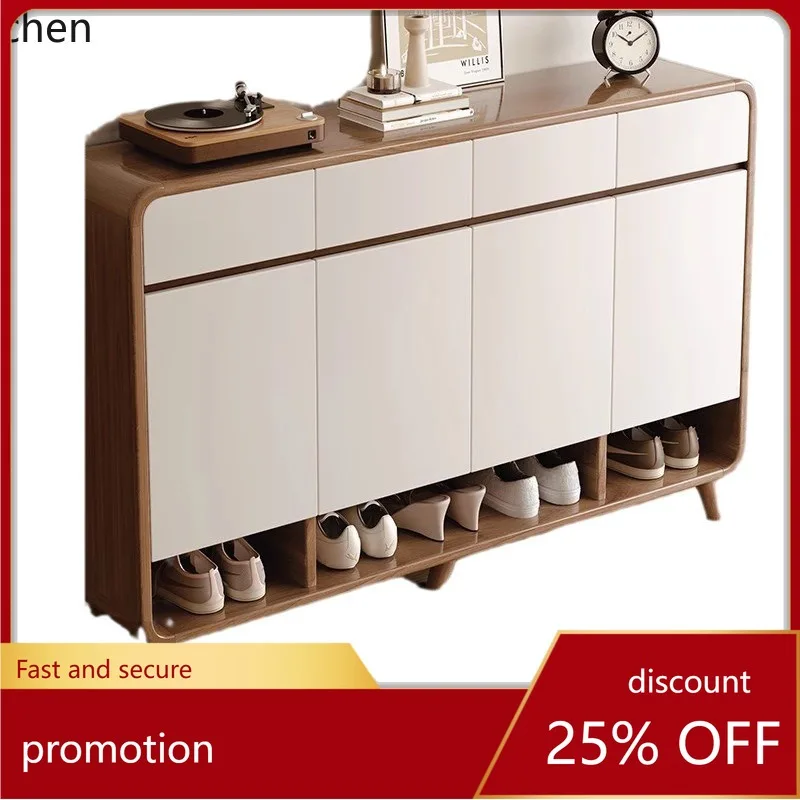 

ZML Shoe Cabinet for Home Entrance Hallway Outside Porch Integrated Storage New Shoe Rack