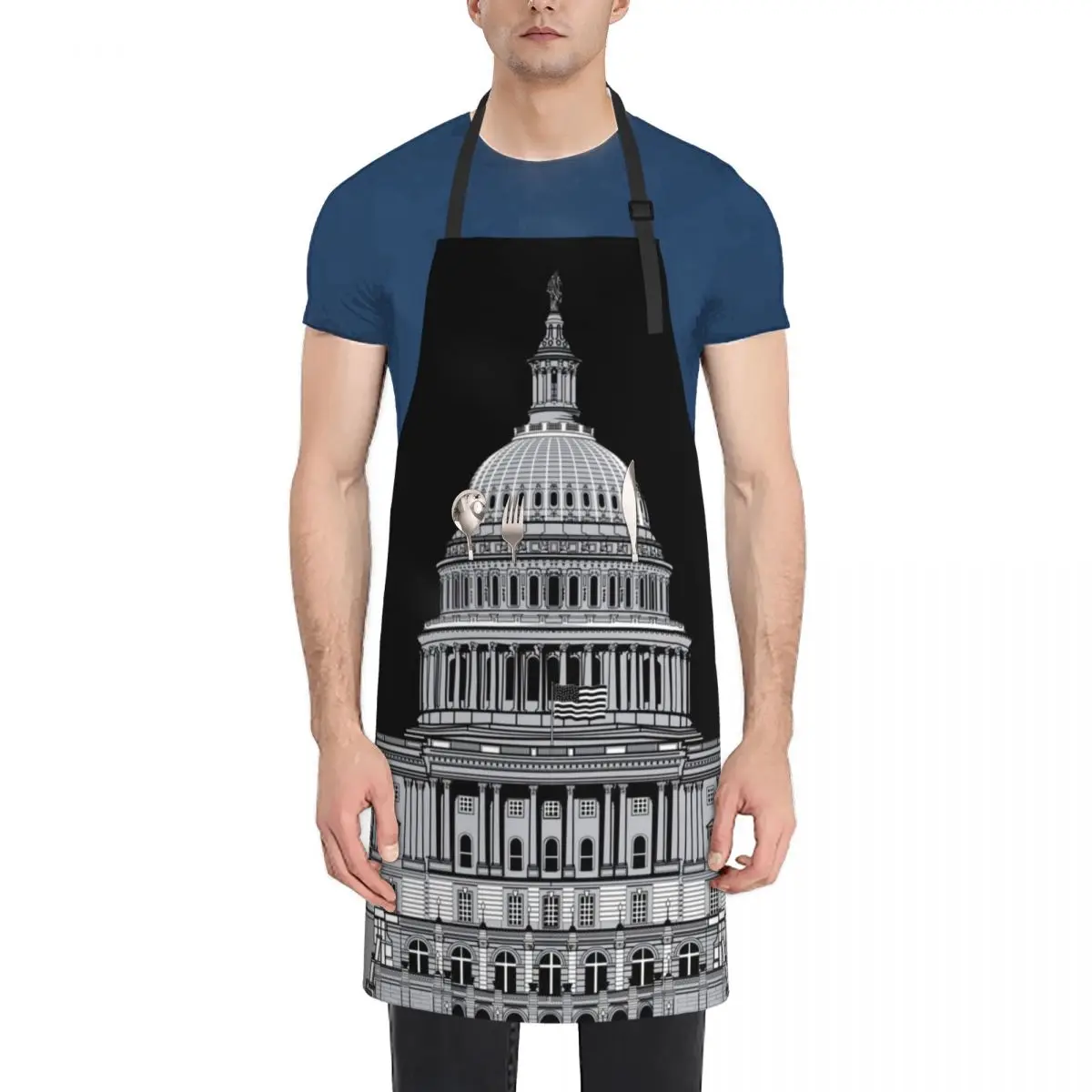 

United States Capitol Building Washington DC Apron Kitchen Chef innovative kitchen and home items Apron