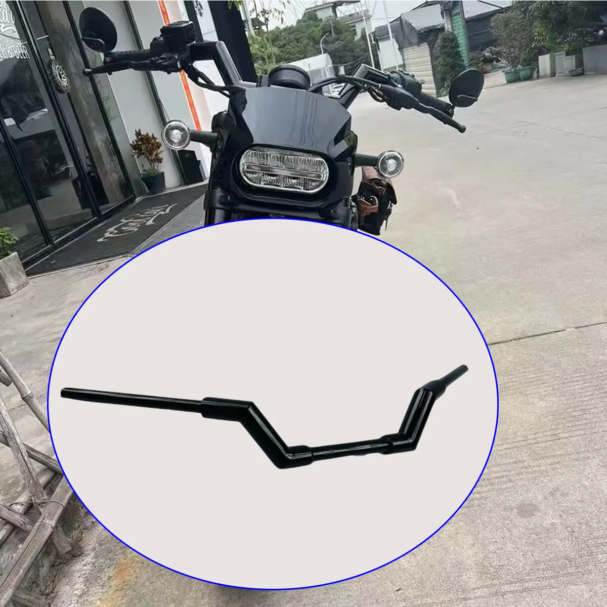 ل هارلي سبورتستر S 1250 RH1250S نايتستر 975 دراجة نارية عجلة القيادة دراجة نارية 1.5 بوصة 38 مللي متر المقود سحب بار
