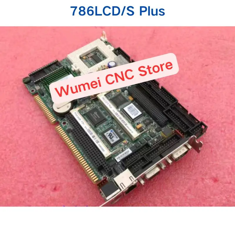 Second-hand test OK Industrial computer equipment motherboard 786LCD/S Plus