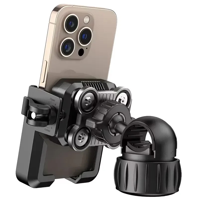 Anti-Vibration Multifunctional Bracket Universal Handlebar Mount Motorbike Cycle Bike Mobile Phone Holders for Bikes