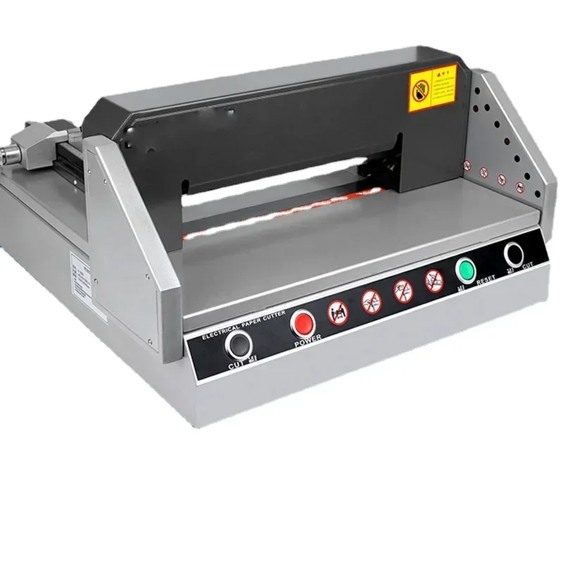 Heavy-duty desktop thick-stack paper cutter, WE-8330D electric automatic paper/book cutter.