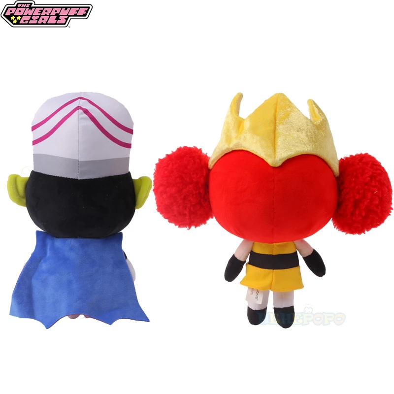 Collectible 25cm Plush Toys of The Powerpuff Girls Movie Villain Characters - Princess Morbucks and Mojo Jojo