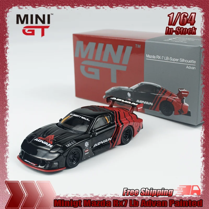 

Minigt 1:64 Mazda Rx7 Lb Advan Painted Alloy Car Model Simulation Alloy Miniature Die-Cast Car Model Custom Collection Toys Gift