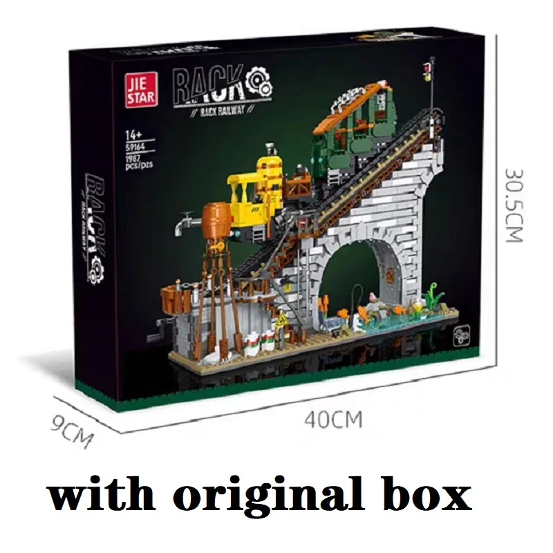 

С оригинальной коробкой, технический городской силовой поезд, высокотехнологичные железнодорожные дорожки, строительные блоки, метро, автомобиль, сборка кирпичей, игрушки, подарки